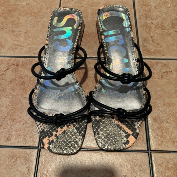 Circus by Sam Edelman Jay Block Heel Knotted Sandals Size 10 - Picture 2 of 10